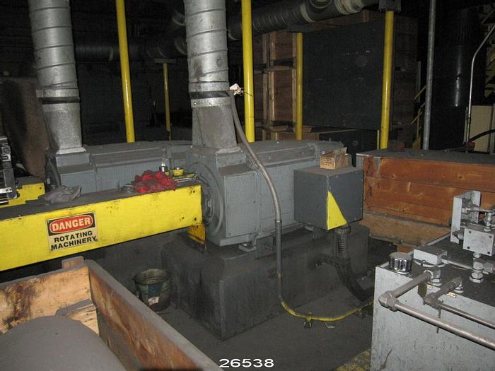 Used Valmet KL-200 Valmet Winder, Model Kl-200, 156" Trim, 7500 Fpm, Dual Drum, 200 Hp Dc Motor With Slitter Section, 10 Slitting Blades, Shaftless Take-Up Unit With Automatic Roll Loader, 12- Roll Capacity And Operator Control Station #26538