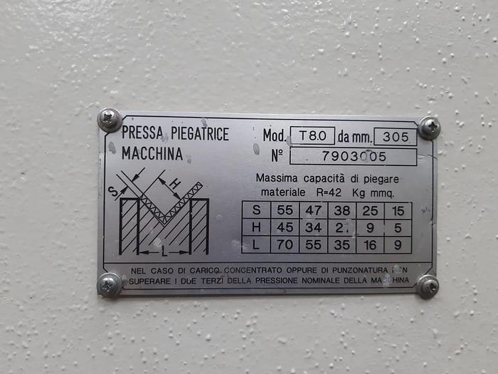 Usato PIEGATRICE  F. RIBOLDI IDRAULICA 3000 X 80 ton