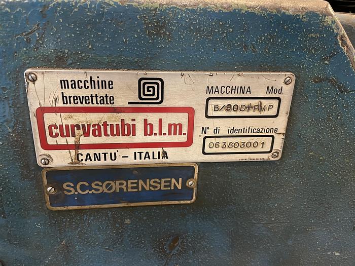 Used BRUGT HYDRAULISK RØRBUKKER FABRIKAT CURVATUBI/BLM, MODEL B/90 D