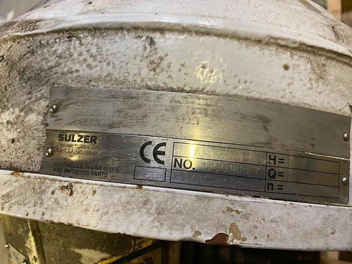 Used SULZER MDL. APT 32-4 CENTRIFUGAL PUMP 2004