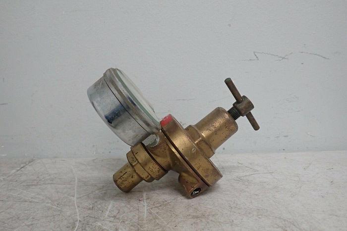 Used Matheson Model 8-320 Dual Gauge Gas Regulator with CGA-320 Fitting