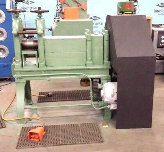Used Rolling Mill 4 x 8 inch 2 HI 2HP Roll Flat Stock for coins coining silver gold