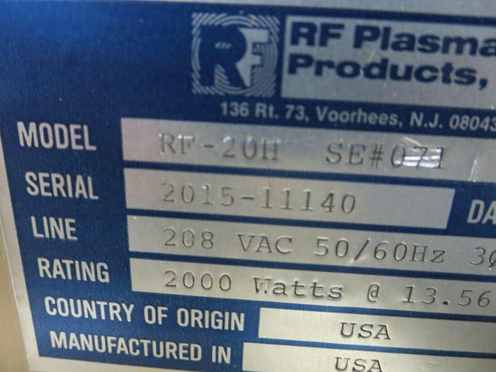 Used RF Plasma Products RF Generator With Power Supply