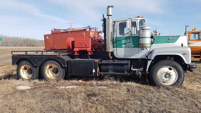 Used 1982 MACK RS686L ST Tandem Axle Oilfield Pumper Kill Truck
