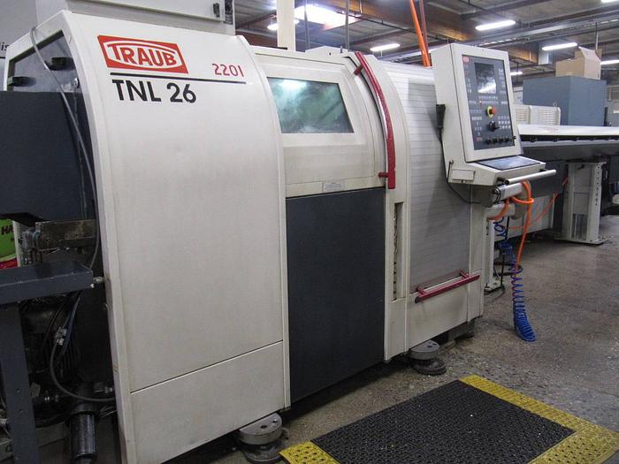 Used 2001 TRAUB TNL-26 CNC SWISS TURN LATHE / TURN CENTER w/ LIVE TOOLING