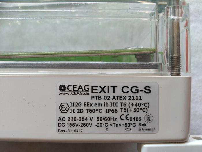 Ex éclairage de secours LED, Sortie CG-S, CEAG, neuf