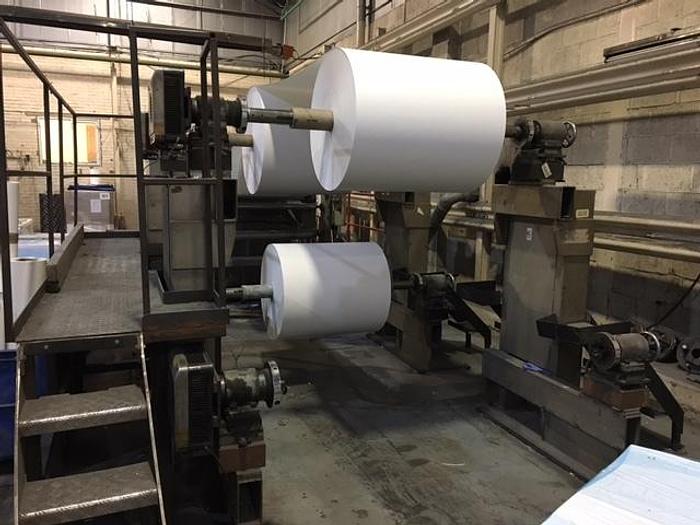 Used 55" (1.40M) SHM SHEETER FOUR UNWIND STANDS MAX 600 GSM