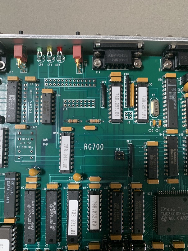 Used RGI Raster Graphics BD NO 6000700-09A Board RG-700