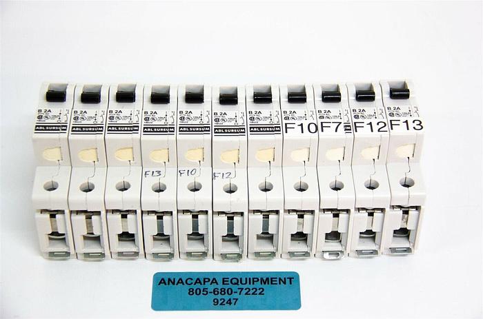 Used Altech 1BU2 Circuit Breaker Miniature 277V AC,10kA, Lot of 11 total Used (9247)K