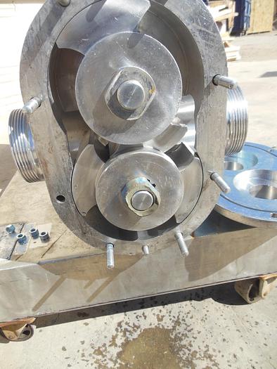 Used Pump, Positive, Waukesha, Mdl 130, S/st, 2 HP, 3" #S742564