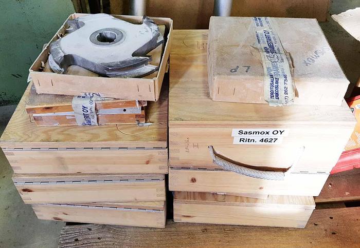 Used 2006 Pegoma  Cutter set for Homag Doppeltendprofiler Pegoma