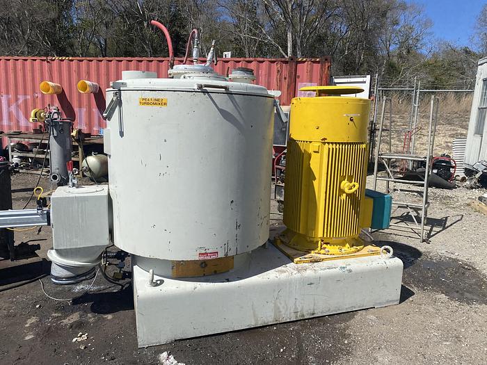 Used Used Caccia approximately 300 gallon stainless steel turbo-mixer