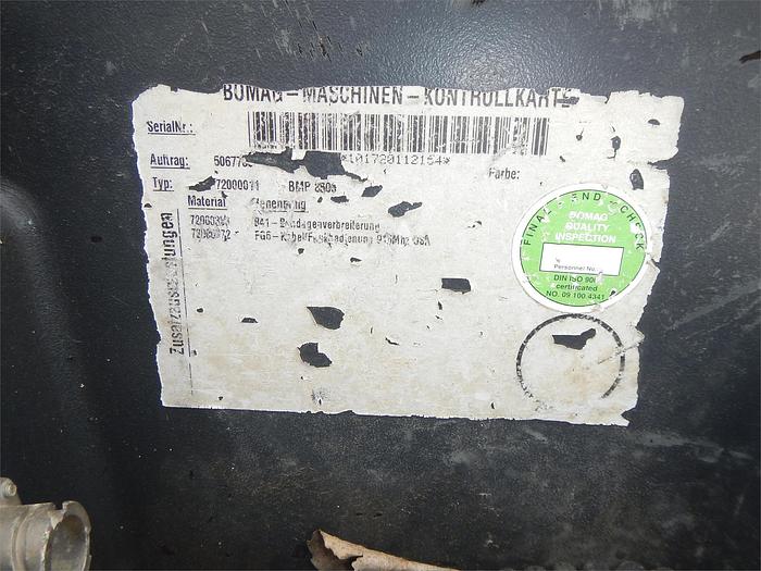Used 2012 BOMAG BMP8500