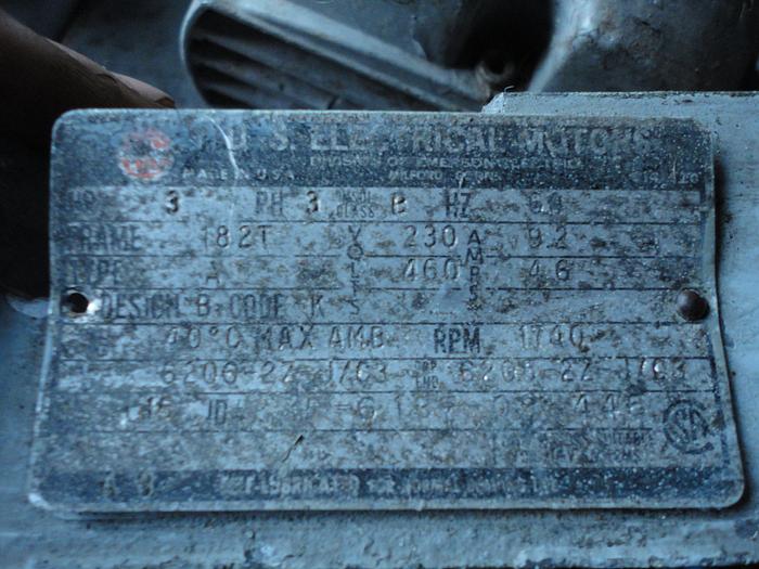 Used Pump, Gear, 3 HP, C/st, Liquid Handling, Mdl K151 #S740844