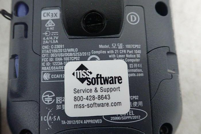 Used Intermec CK3XAA4K000W4100 CK3X Handheld Barcode Scanner with Battery, Cradle
