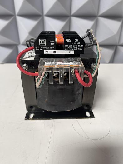Used Square D 9070TF500D32 Industrial Control Transformer, .3kVA
