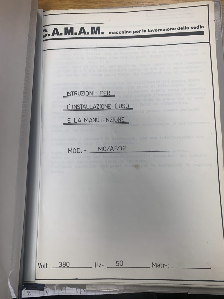 Usato Foratrice oscillante orizzontale e verticale, doppia, per elementi di sedia