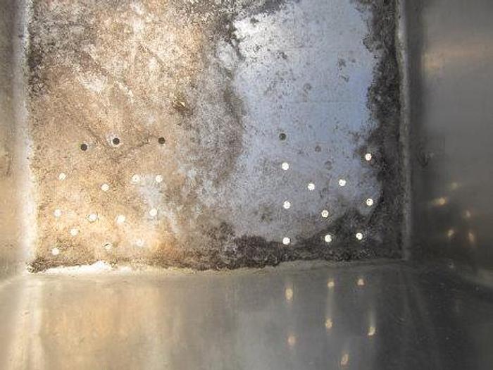 Used Tank, 75 Gallon, S/st, 25" x 25" x 29"d, OT/FB, (2) #S738247