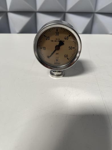 Used Wika 0-60 PSI Gauge w/ 1" Sanitary Fitting