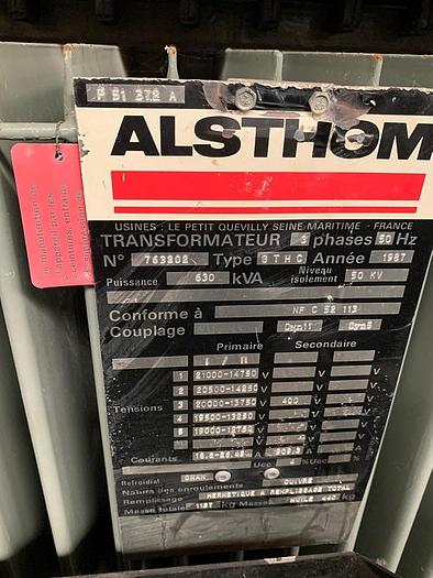 Used 1987 Alsthom KVA: 630