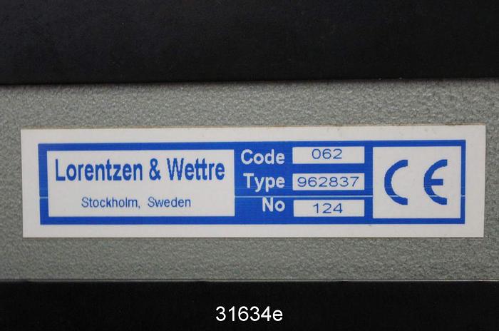 Used L & W 962837 Digital Tensile Strength Tester #31634