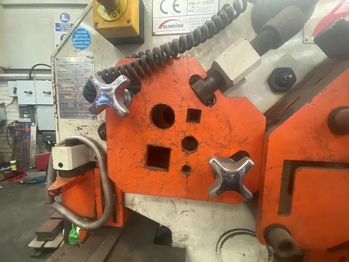 Used 2010 Sunrise IW-60H Hydraulic Ironworker/Steelworker/Metalworker