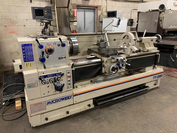 Used 20” X 60” MICROWEILY, 2012, TOOLROOM LATHE