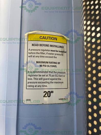 Used Elga  PR015BPM1 Purelab Prima 15 Water Purification System w/ 25L Elga LA611 Tank