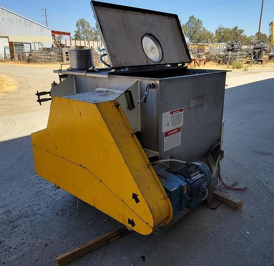 Used Mixer, Paddle, 18 CF, S/st, APS, Mdl FZM-18-H, 10 HP #S744163