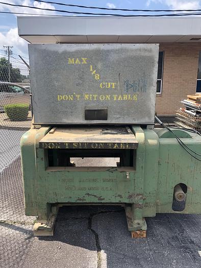 Used BUSS 44, 36" X 8" STRAIGHT-KNIFE PLANER