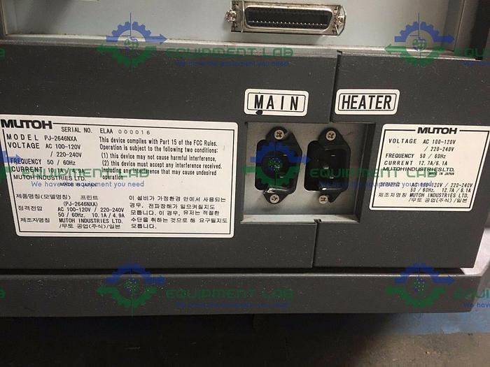 Used VUTEK Ultra Vu 260 SC Wide Format CMYK 6 Color Solvent Printer