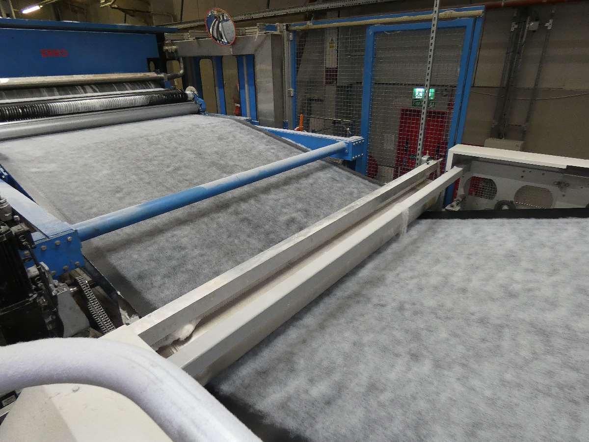 Used 1 x 5.5m Trutzschler and Fehrer Needle Punch Line, 2000-2018
