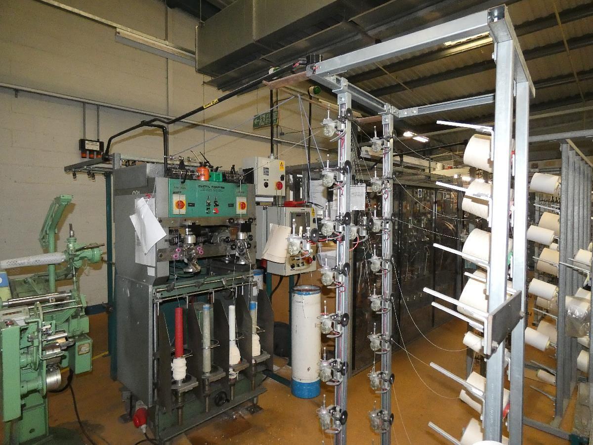 Used Chenil Contes, 2 spindle Chenille Twisting Machine, 1990