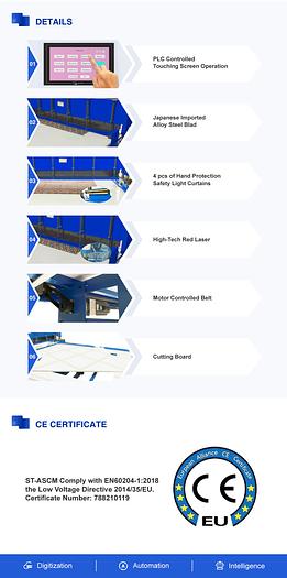 Wide Fabric Sample Cutting machine