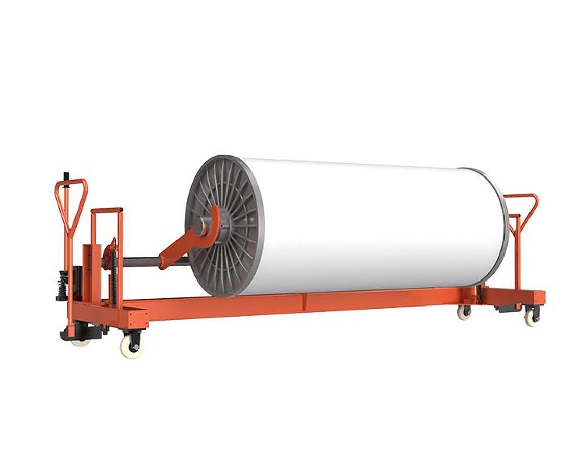 Weaving transport, Hydraulic Warp Beam Lift Trolley, G5-HBT-01