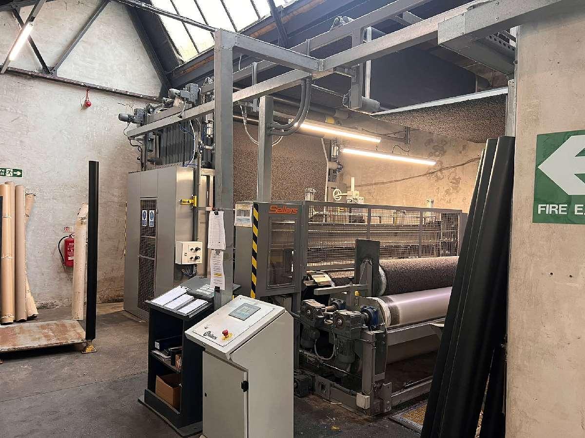 Used 1 x 2.5m Sellers Latex Backcoating for Carpets and Artificial Grass, 2017