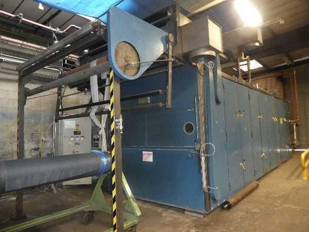 Used Theis Continuous Tumble/Tunnel Drier, T150/240, 1993