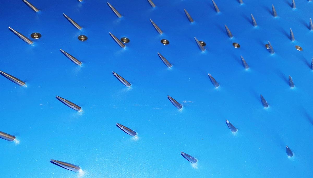 Carding, PVC Spiked Lattice, High HYG