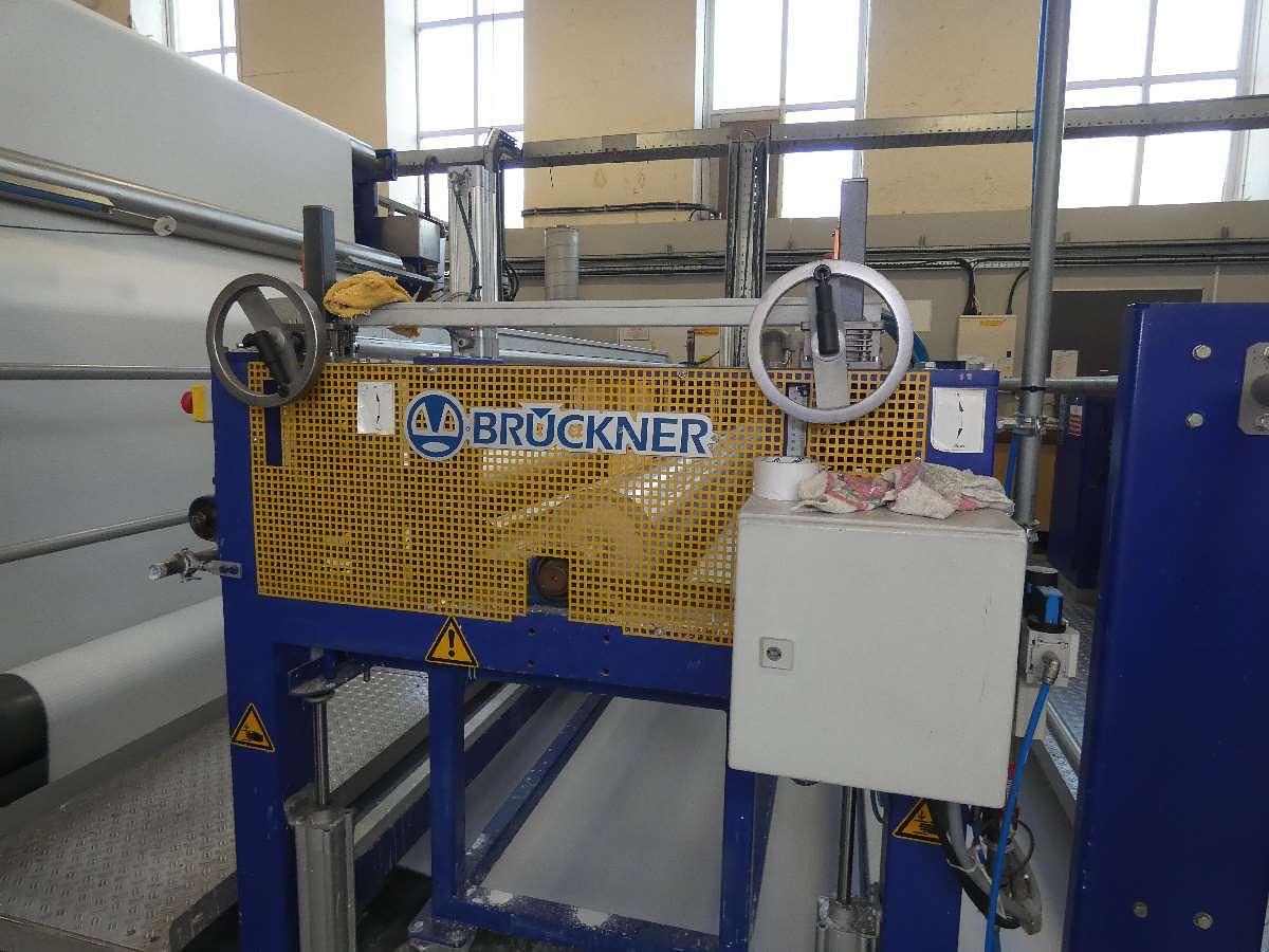 Used 1 x 2.4m Bruckner 8 Bay Gas Stenter with Impregnation padder, 2011