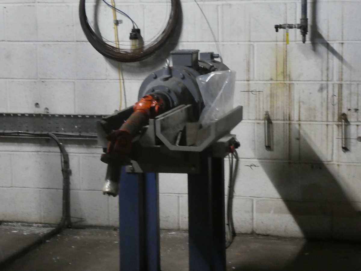 Used Red Flag Fabric Dye Padder / Foulard 2016