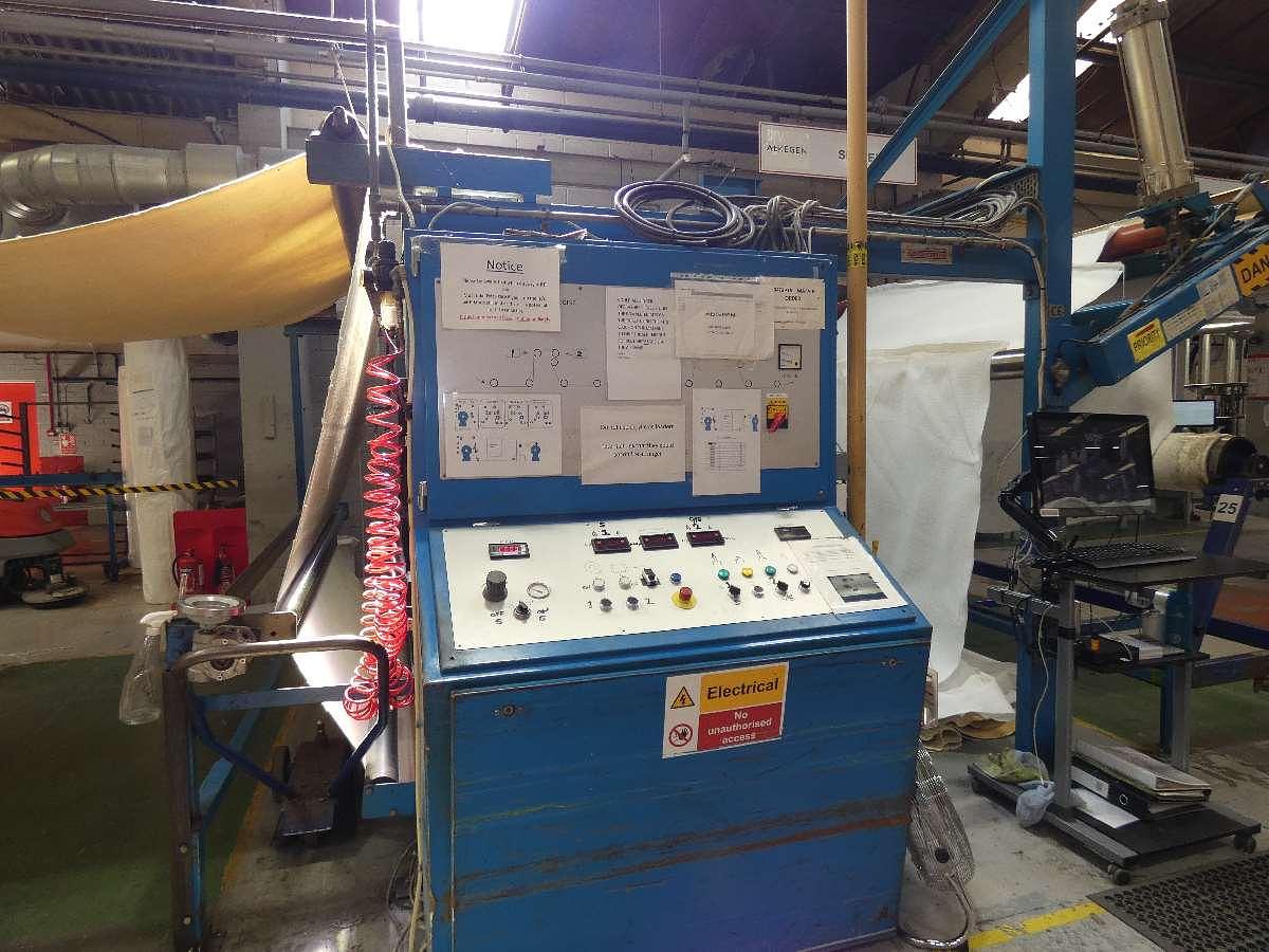 Used 1 x 2.5m Parex Mather Singer, Gas, 2000