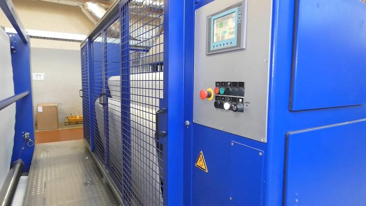 Used 1 x 2.4m Bruckner 8 Bay Gas Stenter with Impregnation padder, 2011