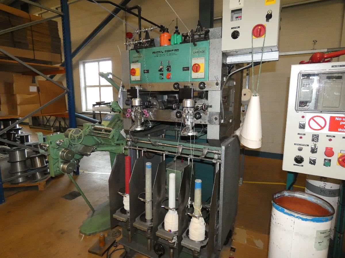 Used 2 Spindle Chenille Twisting Machine, Chenil Contes, 1990