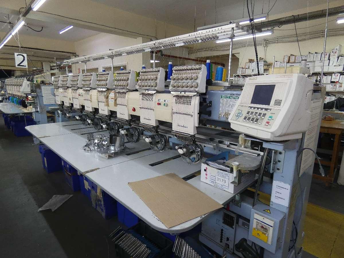 Used 3 x 8 head Barudan Embroidery machines