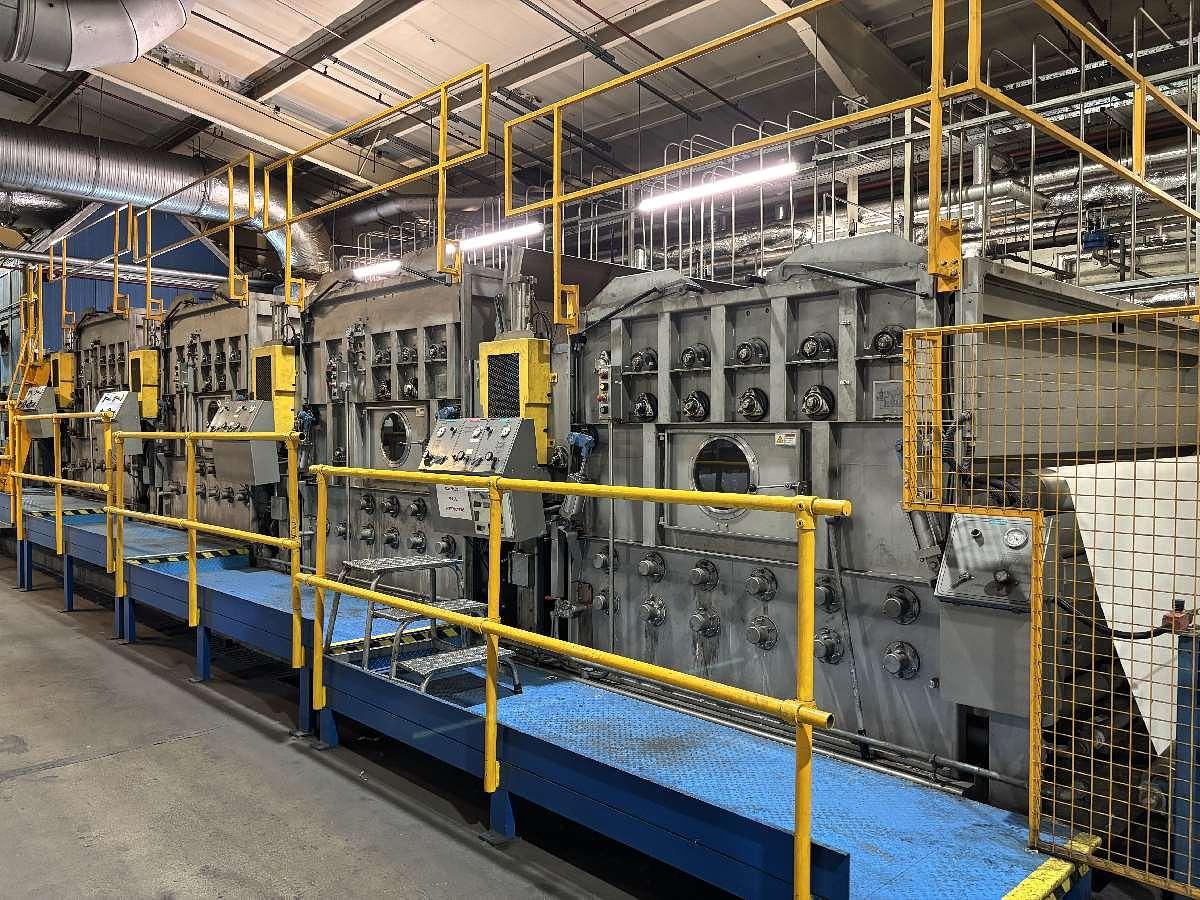 Used 1 x 2.8m Kuester Fabric Wash range, YOM 2005