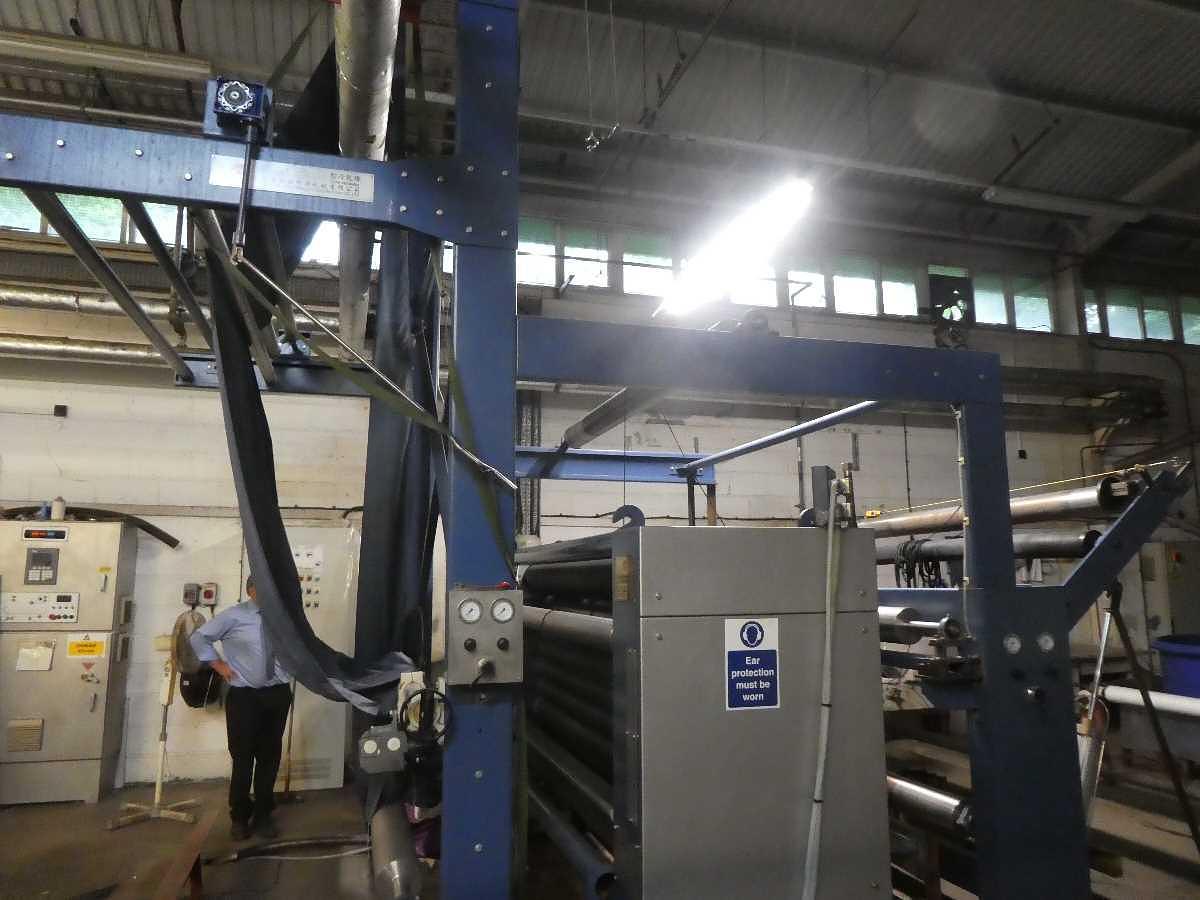 Used Red Flag Fabric Dye Padder / Foulard 2016