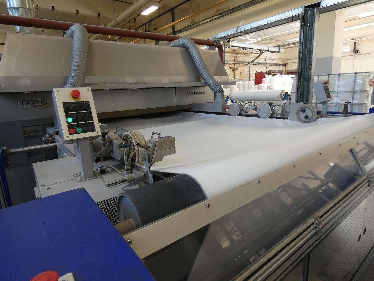 Used 1 x 2.4m Bruckner 8 Bay Gas Stenter with Impregnation padder, 2011