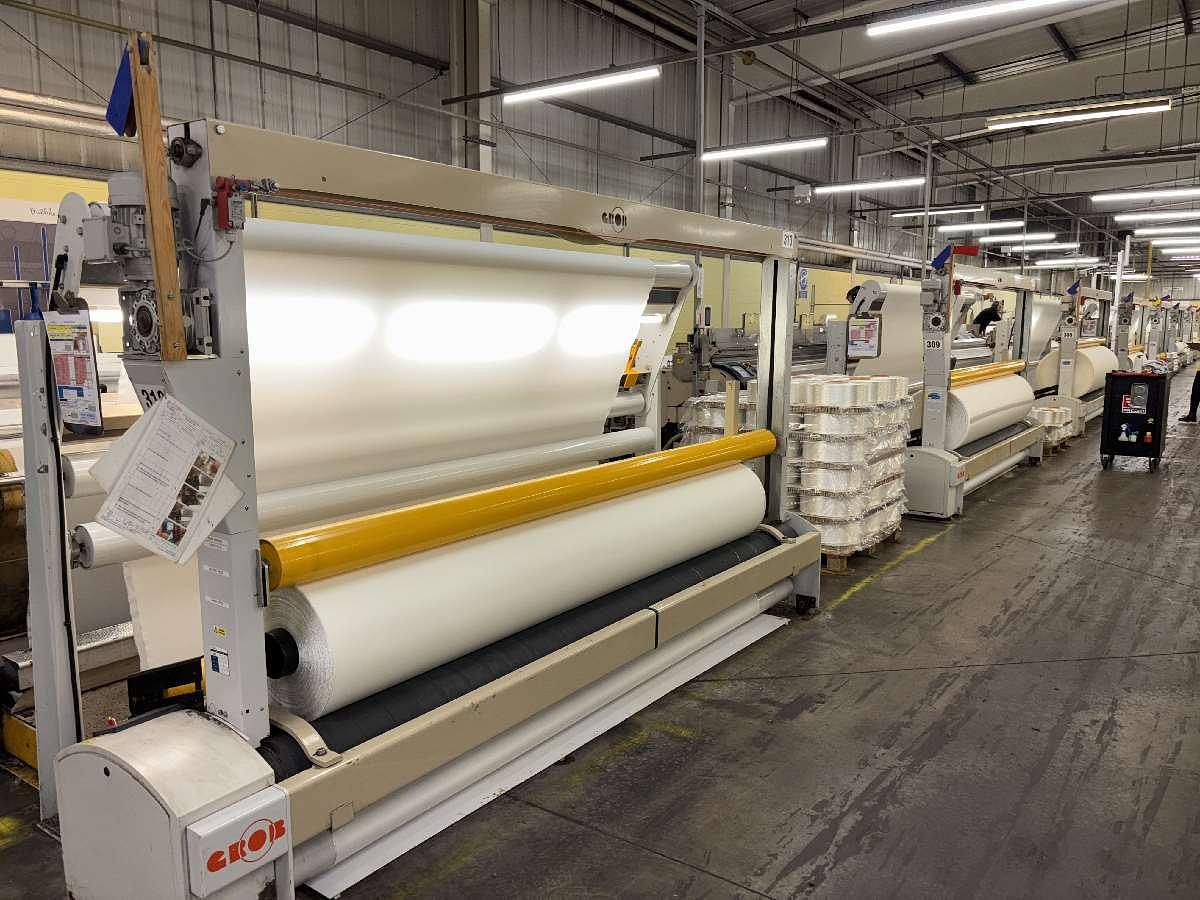 Used 10 x 2.8m Tzudakoma Waterjet looms, TW8100, 2017