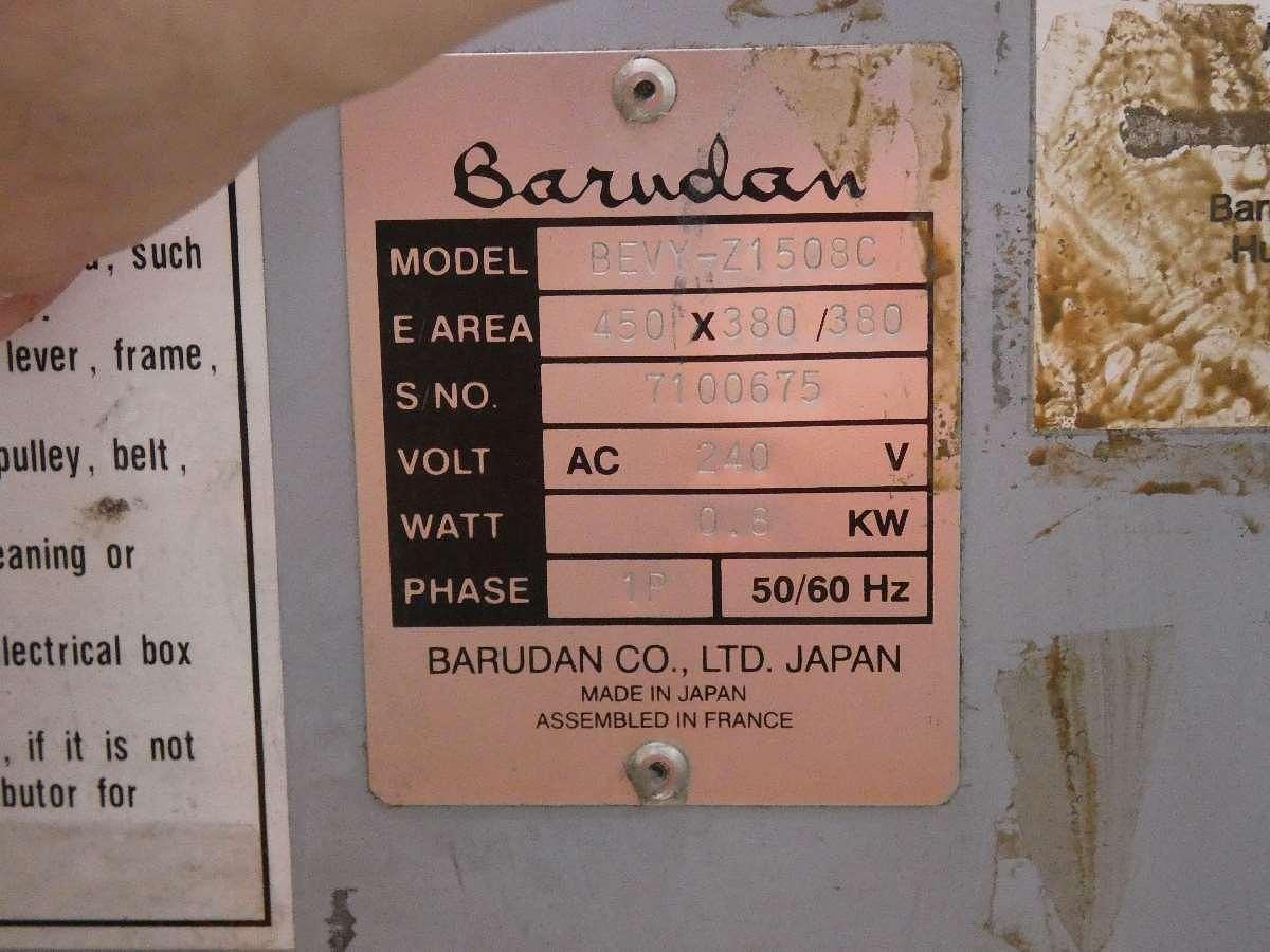 Used 3 x 8 head Barudan Embroidery machines
