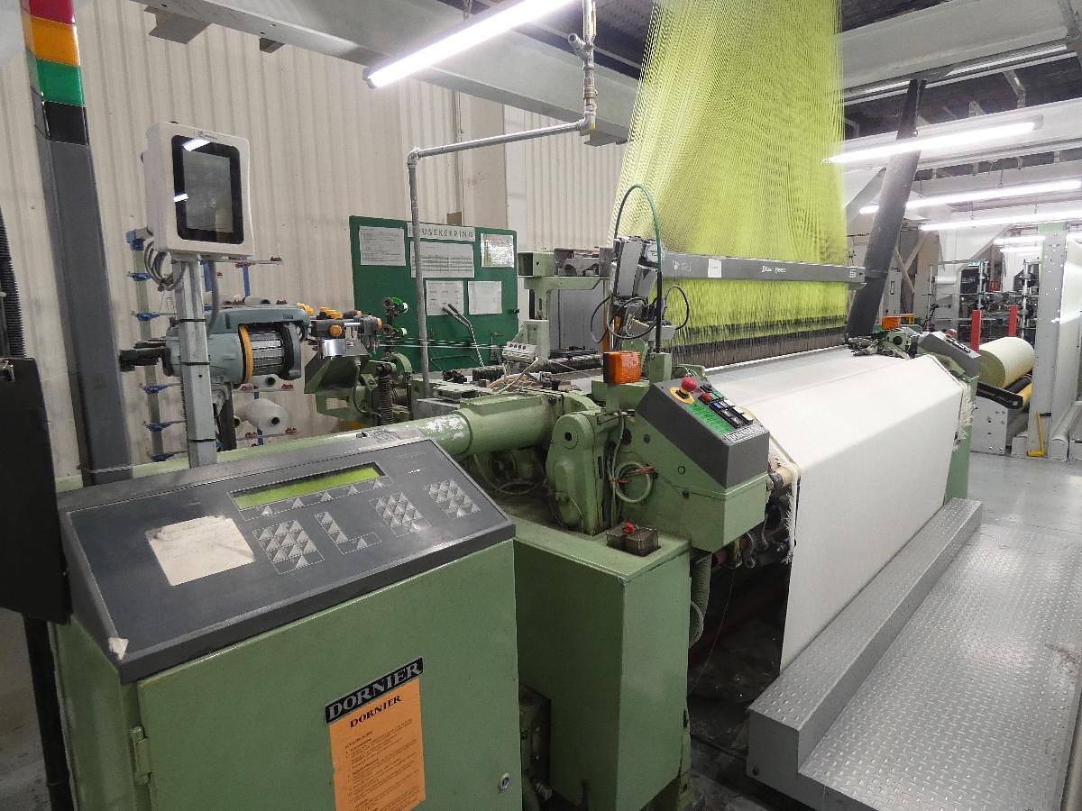 Used 2 x 2.2m Dornier jacquard looms, HTVS4/J with Bonas Jacquard (1344 hooks), 1997